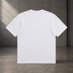 T-shirt uni pour homme avec motifs imprimés personnalisés, 100% coton, coupe décontractée, manches courtes, col rond, pour la vente en gros - Product Image 5