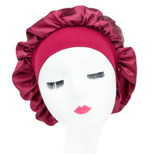 Vente directe du fabricant Bonnet de nuit en satin à bande élastique Soins des cheveux pour adultes à <span class=keywords><strong>la</strong></span> mode Bonnet de douche pour hommes Sports de <span class=keywords><strong>plage</strong></span> - Product Image 5