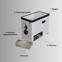 Machine à riz miniature 30 kg/h 220 V 1100 W pour la maison, le restaurant, le traitement du riz frais