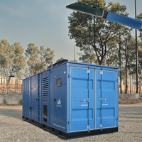   Générateurs de turbine silencieux 800 kW 1000 kW 1250 kVA 50 Hz Moteur KTA38-G9 60 Hz Alimenté au gaz naturel/GPL/biogaz