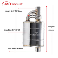 Kit électrique de commande à distance pour soupape de décharge pneumatique sous vide 63 mm en acier inoxydable pour silencieux de pot d'échappement – Marché américain