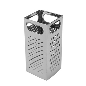 Râpe à légumes multifonctionnelle en acier inoxydable robuste à 4 faces, mandoline de cuisine pour fromage, fruits et pommes de terre - Product Image 2