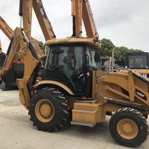 High Quality Used Caterpillar CAT 428F Loader Machine Shanghai China-<b>Gear</b> Bearing Engine <b>Motor</b> Pump Gearbox Good Condition - Product Image 6