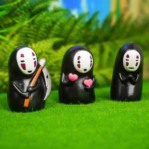 Écologique Hayao <span class=keywords><strong>Miyazaki</strong></span> Inspiré Résine Ornements De Bureau Divers Micro-Paysages Hommes Sans Visage pour Intérieur Culturel Créatif - Product Image 3