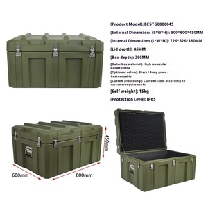 Best ODM Customized <strong>Shell</strong> Fire Rescue <strong>Toolkit</strong> Protective Case with IP65 Water-resistant 2 Tool Drawers - Product Image 4