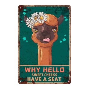 Custom <strong>Funny</strong> <strong>Bathroom</strong> <strong>Quote</strong> Metal 20x30cm Tin Sign Wall Decor Vintage Tin Sign for Office/Home/Classroom <strong>Bathroom</strong> Decor Gifts - Product Image 2