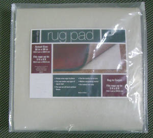 Tapis antidérapant blanc en tissu non tissé pour la maison, avec picots pressés, pour sols en bois dur, protection de tapis - Product Image 6