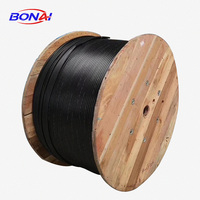 Câble à fibre optique ADSS à prix d'usine avec fil d'aramide pour réseau électrique haute tension, longue portée, 12, 24, 48, 72, 144 fibres G.652D