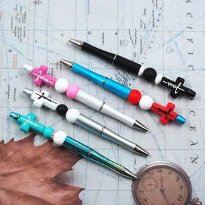 Perles en silicone colorées en forme de tournesol pour accessoires de bijoux de dentition, perles DIY pour stylos perlés - Vente en gros - Product Image 4