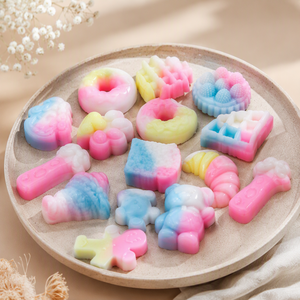 Jouet anti-stress en silicone souple à rebond lent, jouets <span class=keywords><strong>de</strong></span> décompression en TPR Mochi Squishies animaux et aliments pour enfants et adultes - Product Image 3