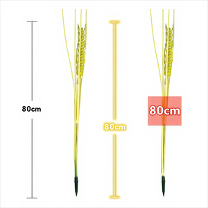 Lámpara de Jardín, Césped, Decoración del Hogar, Luz Nocturna, Flor de Rosa, Estaca LED, IP65, PVC, 3000K - Product Image 5