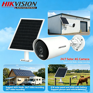 Caméra <span class=keywords><strong>hybride</strong></span> solaire Hikvision 4G <span class=keywords><strong>DS</strong></span>-2CFS04/4G 4MP avec support 24/7, mode AOV, panneau solaire 8W et batterie 9000 mAh, audio bidirectionnel - Product Image 2