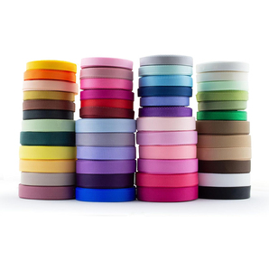 Cinta de grogrén Cinta de mancha de color sólido para regalo artesanal Envoltura de bricolaje Cinta de grogrén para fiesta de boda - Product Image 2