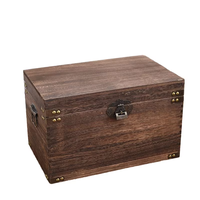 Boîte à bijoux en bois avec peinture haute brillance, doublure en velours blanc, miroir intégré, charnière métallique verrouillable, plateau amovible, boîte de rangement pour bijoux