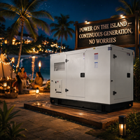 Grupos Electrógenos Diésel de 50KW y 80KW, Ideales para Hoteles y Fábricas como Fuente de Energía de Respaldo Silencioso, Totalmente Automático.