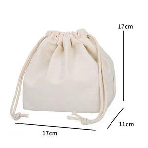Sac en toile écologique avec cordon de serrage avec logo Sacs en mousseline réutilisables avec cordon de serrage pour cadeaux et rangement 100% coton naturel Sacs à poussière - Product Image 4