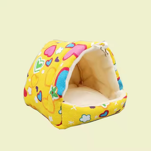 Mini criceto letto nascondiglio protezione amaca piccolo Pet letto gerbillo Habitat Mini casa gabbia nido criceto accessori criceto - Product Image 3