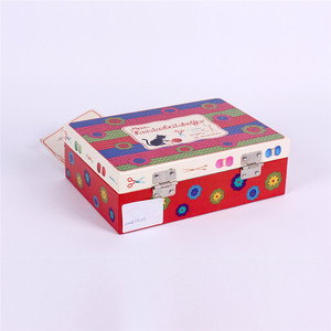 Children <strong>Suitcase</strong> Shaped <strong>Cardboard</strong> Gift Box - Product Image 4