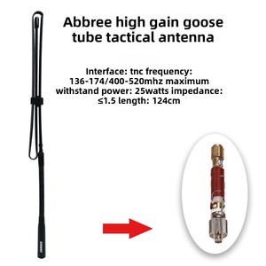 Antenne tactique pliable flexible Baofeng pour radio portable, avec support <span class=keywords><strong>de</strong></span> logo personnalisé - Product Image 2