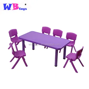Custom Service Hot Selling garantiert gute Qualität Kinder Studie Kunststoff Tisch und Stuhl Set