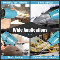 Brushless 2000W Électrique Turb Souffleurs Jet Ventilateur  De Poche Poussière Souffleur De Feuilles Souffleuse À Neige