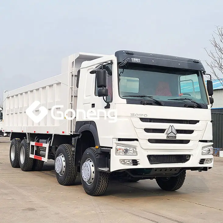 Camion à benne basculante chinois, 2018, modèle 2020, extraction de sable, camion à benne d'occasion, 8x4, avec 27m3, 40m3, 35m3