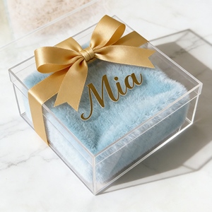 Caja de Regalo Acrílica Transparente Cuadrada con Logotipo Personalizado, Almacenamiento Transparente para Flores, Decoración, Modelo de PVC de Guangdong - Product Image 6