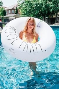Grande zattera gonfiabile da 48 pollici per adulti e tubo interno per acqua resistente-guida stabile per feste estive ed eventi di nuoto - Product Image 4