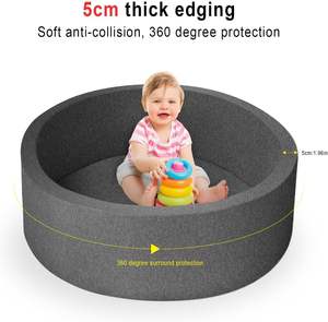 Stylish Soft Memory Foam <b>Ball</b> <b>Pit</b> Sponge Indoor Round Toddler Children <b>Ball</b> <b>Pit</b> - Product Image 2