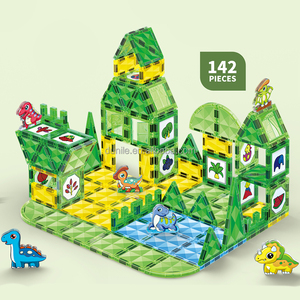 Ensemble de blocs de construction magnétiques pour enfants, tuiles magnétiques puissantes avec lumière LED, certifiées sûres, en ABS, <span class=keywords><strong>jouet</strong></span> de construction créatif DIY pour graffitis - Product Image 5