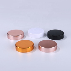 يتوهم سعر المصنع التجميل الحاويات <span class=keywords><strong>1</strong></span> <span class=keywords><strong>oz</strong></span> 30g الزجاج الملونة جرة كريم الوجه مع زهرة بيضاء الذهب غطاء - Product Image 3