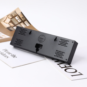 Nouvelle horloge numérique LED <span class=keywords><strong>à</strong></span> matrice de points RVB moderne et créative, <span class=keywords><strong>à</strong></span> changement de couleur, avec commande vocale, rétroéclairage, double alarme, calendrier, pour <span class=keywords><strong>table</strong></span>/mur, pour la maison - Product Image 4