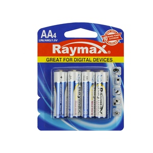 Pile alcaline Max <span class=keywords><strong>Tech</strong></span> AA de qualité supérieure Raymax 10 ans LR6 1.5V pile sèche pour appareil domestique - Product Image 4