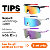 Gafas de Sol Deportivas con Lente Polarizada Fotocromática de Una Pieza, Protección UV400, para Ciclismo, Senderismo y Actividades al Aire Libre, con Logotipo Personalizado OEM