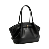 Sacs fourre-tout pour femmes en cuir véritable, durables et élégants, sacs à grande capacité avec ouverture métallique, fabricant de sacs en cuir OEM