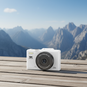 カスタマイズ可能なポータブルコンパクト5K HDビデオデジタルズームカメラ（スマイルキャプチャ機能と格納式レンズ搭載、学生向け） - Product Image 5