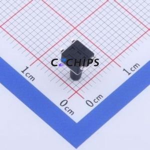 GT-TC074A-H080-L1 Tactile Switch SMD-4P,4.5x4.5mm Switch Single Pole Single Throw Round Button 1.6N Vertical Mount - Product Image 2