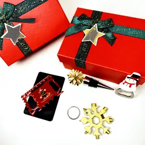 Idee per nuovi prodotti 2023 Set di strumenti multipli Set regalo di natale per biglietti da visita