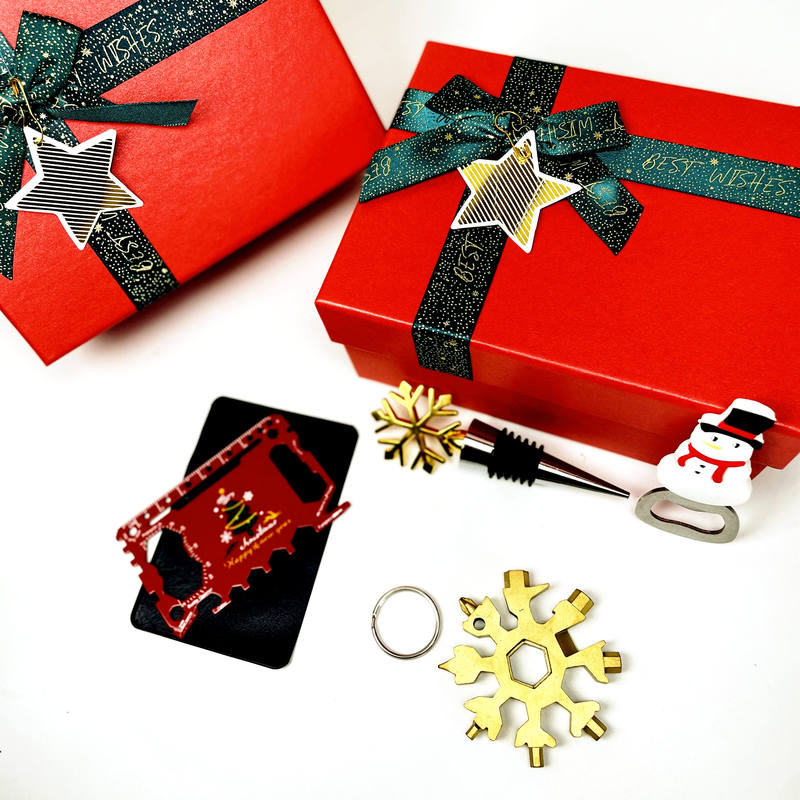 Stainless Steel Laser Engraved Christmas Thank