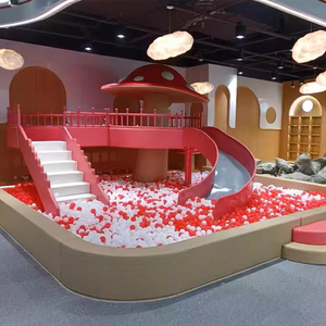 Creative Premium Indoor Playground Soft Play Equipment Set for Kids Commercial Children's Playground with Ball Pool and Slide - Product Image 1
