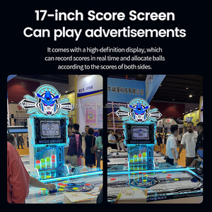 Machine de <span class=keywords><strong>jeu</strong></span> d'arcade à monnayeur pour parcs d'attractions, Air Hockey multi-balles, Table de hockey, Écran LCD, Divertissement intérieur - Product Image 4
