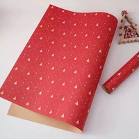 Klaar Voorraad Valentijnsdag Hartpatroon Inpakpapier Roze Rood Romantisch Cadeaupapier Ambachtelijke Huwelijksverjaardag