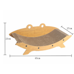 Penjualan Terbaik grosir mainan hewan peliharaan karton kucing menggaruk kucing Scratcher dengan kemiringan - Product Image 6