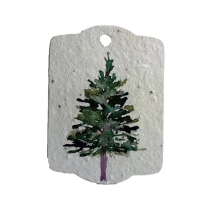Custom Handmade Eco-Friendly Cotton Seed Paper <strong>Plantable</strong> Seed Paper <strong>Cards</strong> Envelope Business Christmas <strong>Card</strong> - Product Image 1