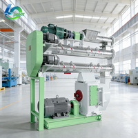 Machine à granulés LUODATE à économie d'énergie 7-17T/H pour volailles, machine à granulés d'aliments entièrement automatique pour ligne de production de granulés d'aliments, CE