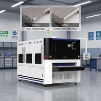 Machine de brossage et d'ébavurage de profilés en aluminium SR avec moteur et engrenage pour le processus de polissage de surface