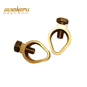 Abrazadera de Tierra Personalizada Kunb, Abrazadera en C de Cobre de 3/4\" para Sistemas de Puesta a Tierra Eléctrica - Product Image 2