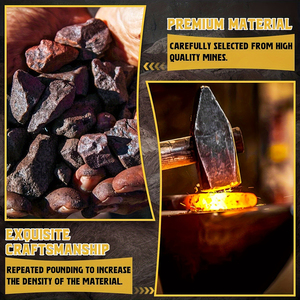 Viking rìu cho ngoài trời cắm trại thép carbon hatchet với gỗ xử lý chống trượt DIY cấp công nghiệp để cắt - Product Image 5