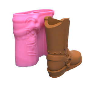 Moule en silicone 3D vintage en forme <span class=keywords><strong>de</strong></span> <span class=keywords><strong>bottes</strong></span> <span class=keywords><strong>de</strong></span> cowboy western américaines pour bricolage, béton, ciment, plâtre, cire, gypse, argile, résine époxy - Product Image 6