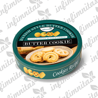 Biscuits au beurre, biscuits d'usine, paniers-cadeaux de biscuits, boîte de conserve de biscuits